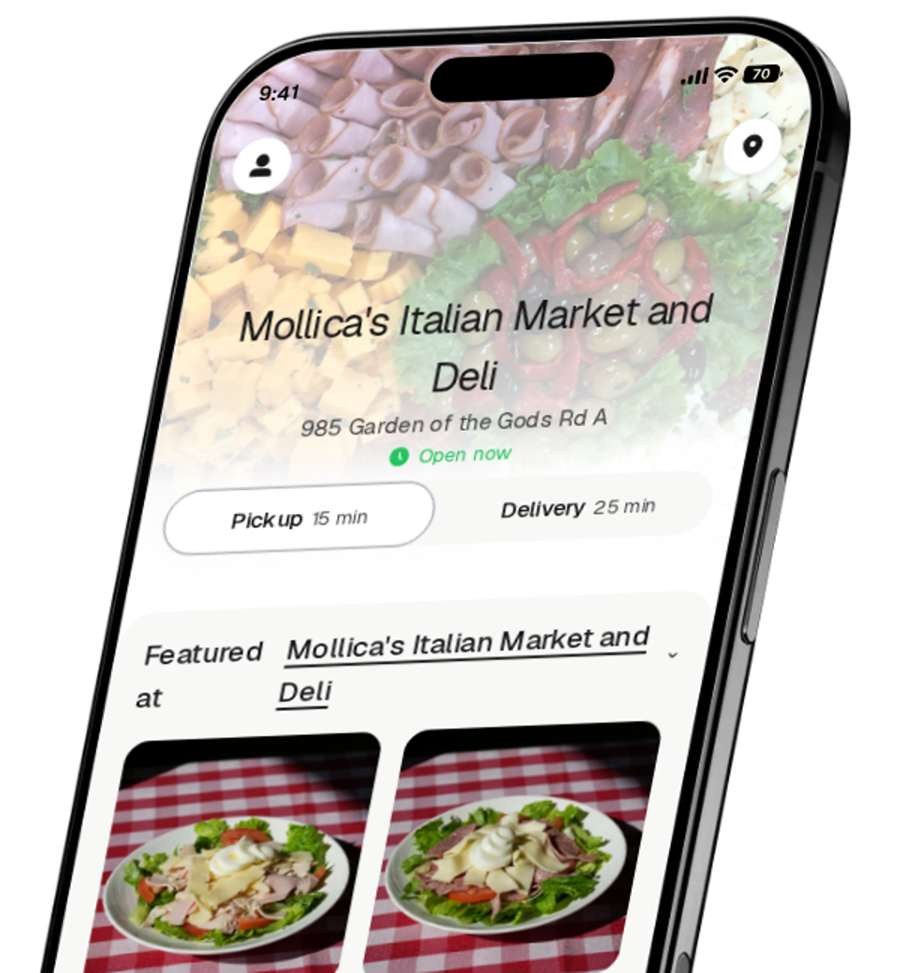 Mollica's Italian Market and Deli app preview