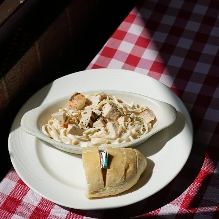 Grilled Chicken Alfredo.